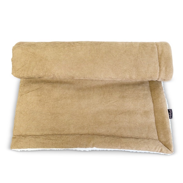 Beige Corduroy Luxury Dog Blanket